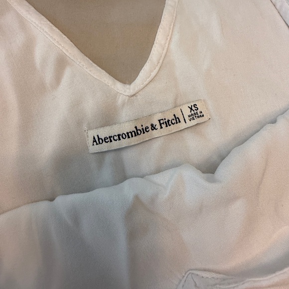 Abercrombie & Fitch White V-Neck Dress - Picture 2 of 5